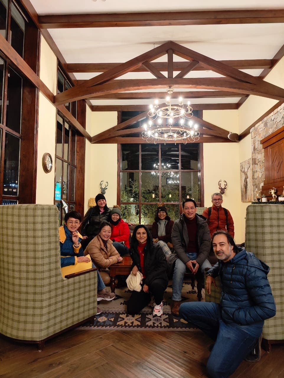 A warm evening gathering